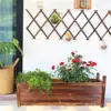 Wood Planter Box Outdoor Raised Planter Beds Garden Large Patio Containers for Flowers Vegetables 1