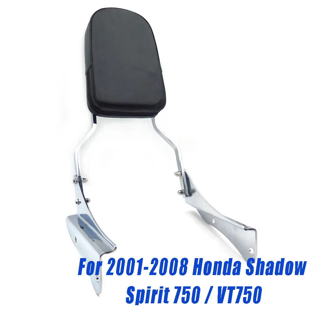 

Motorcycle Flame Backrest Sissy Bar for HONDA Shadow Spirit 750 VT750 2001 2002 2003 2004 2005 2006 2007 2008