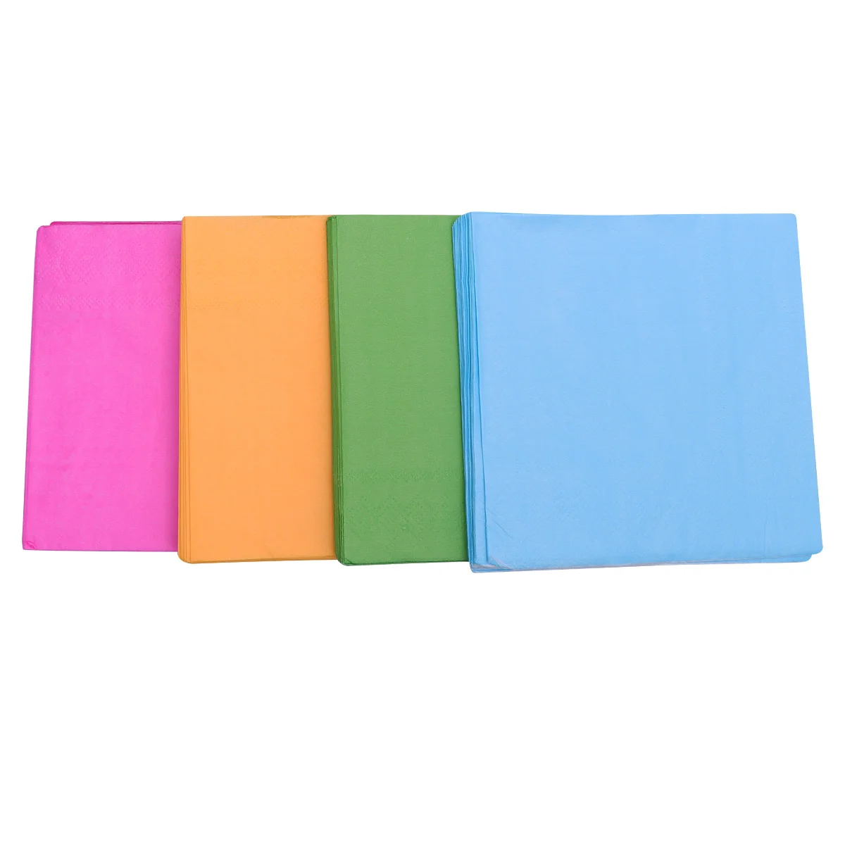 

80 Pcs Paper Towel Napkin Disposable Pure Color Serviette Solid Tissue Handkerchief
