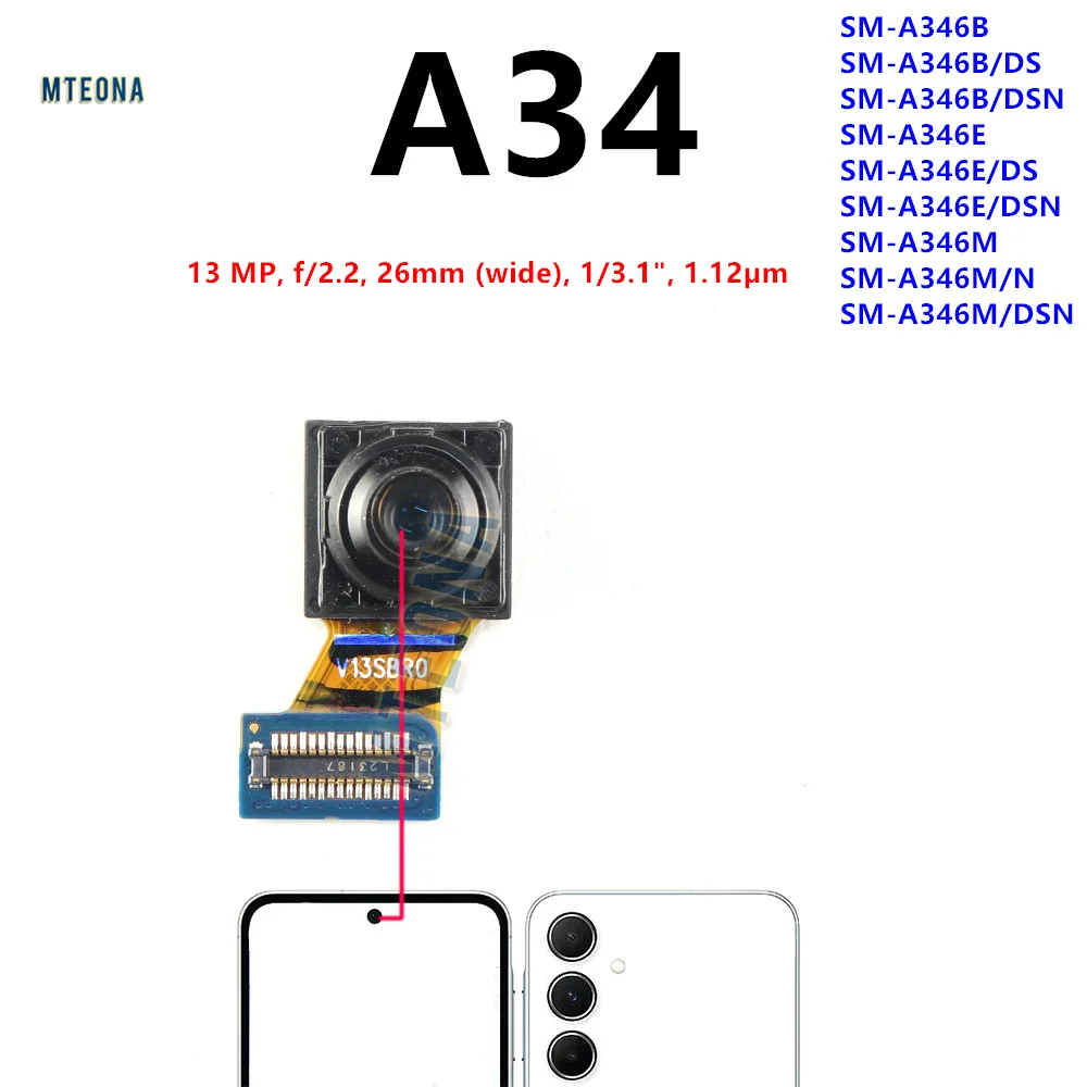 Enhanced Camera Module Replacement for Samsung Galaxy A Series - Front & Rear Views