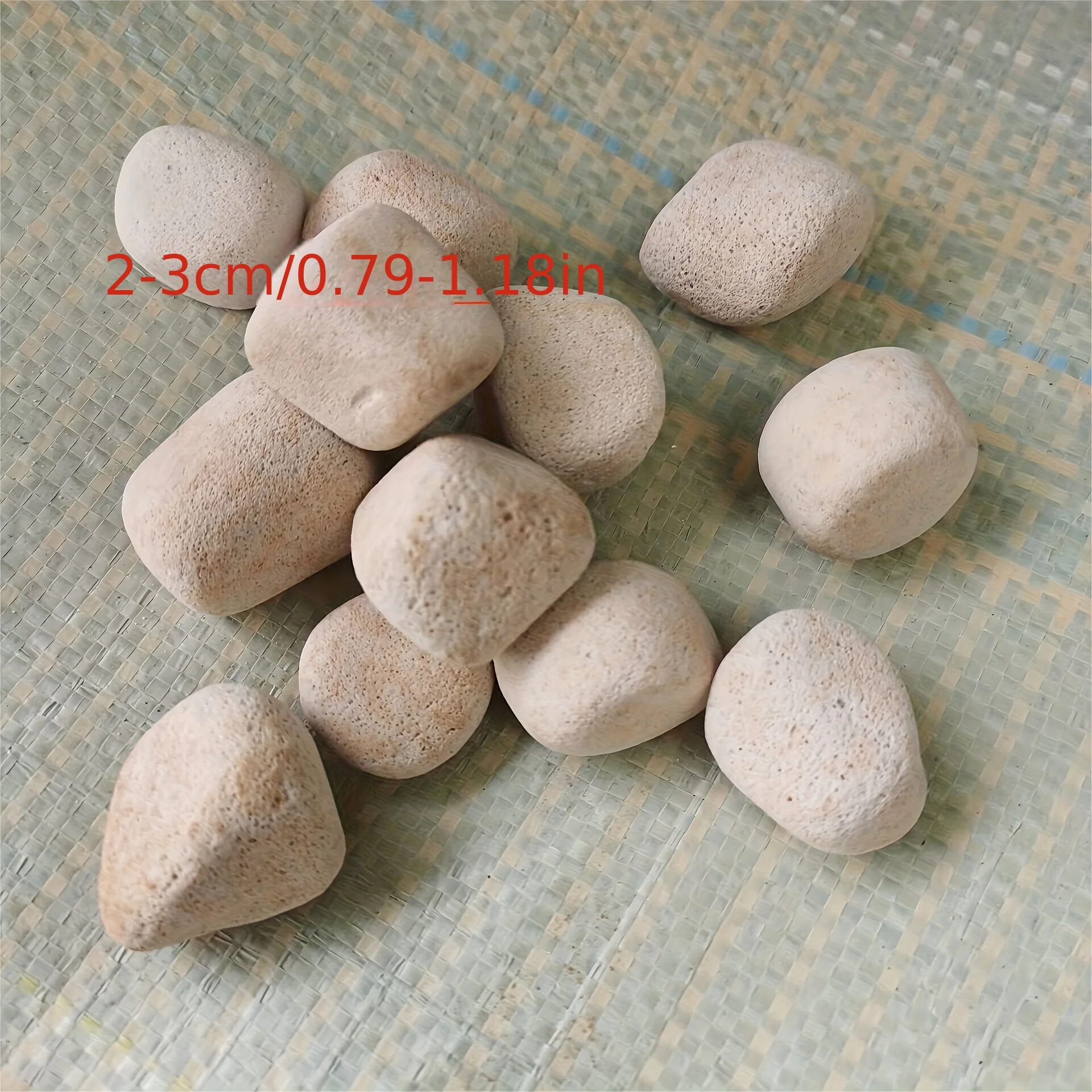 500g artificial pumice jeans stir fried with snowflakes, worn with water, and pumice good abrasion resistance of 2cm