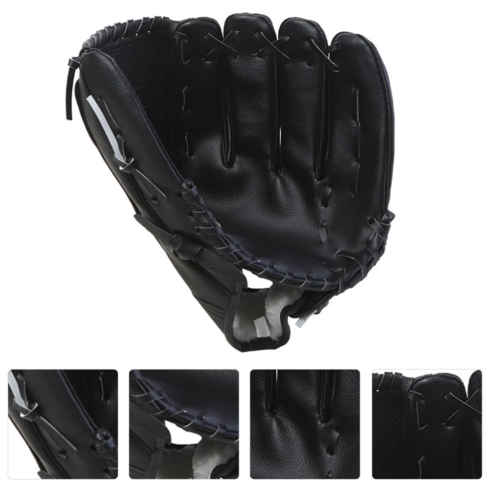 Baseball Glove Softball Gloves Sports Batting Infielder Pu for Child Pitcher Training