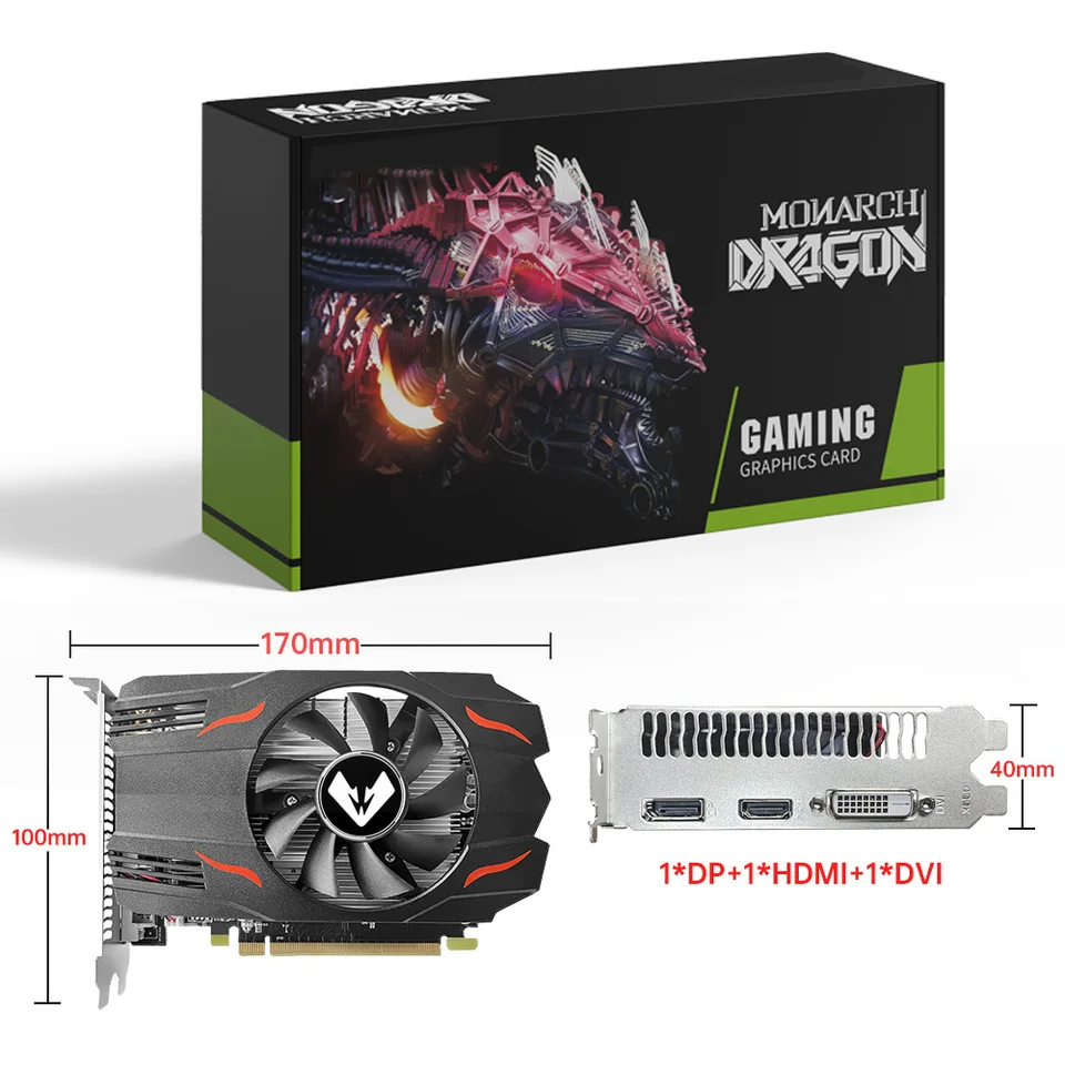 SOYO Completa NOVA Placa Gráfica AMD Radeon RX5500XT 8GB GDDR6 128bit PCIE 4.0 Placas de Vídeo