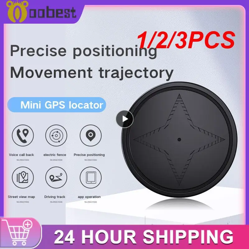 

1/2/3PCS Tracker Strong Magnetic Car Vehicle Tracking Anti-lost Anti-theft Device Mini Portable Precise Positioning GPS Locator