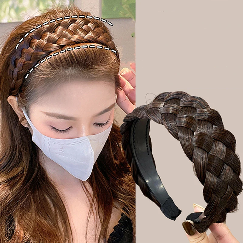 Elegant Fishbone Braided Hairband - Handmade Twist Headband