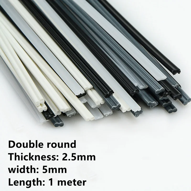 Plastic Welding Rods 5 Meters 5x2.5mm Kit for Car Bumpers Welded Mesh Repair