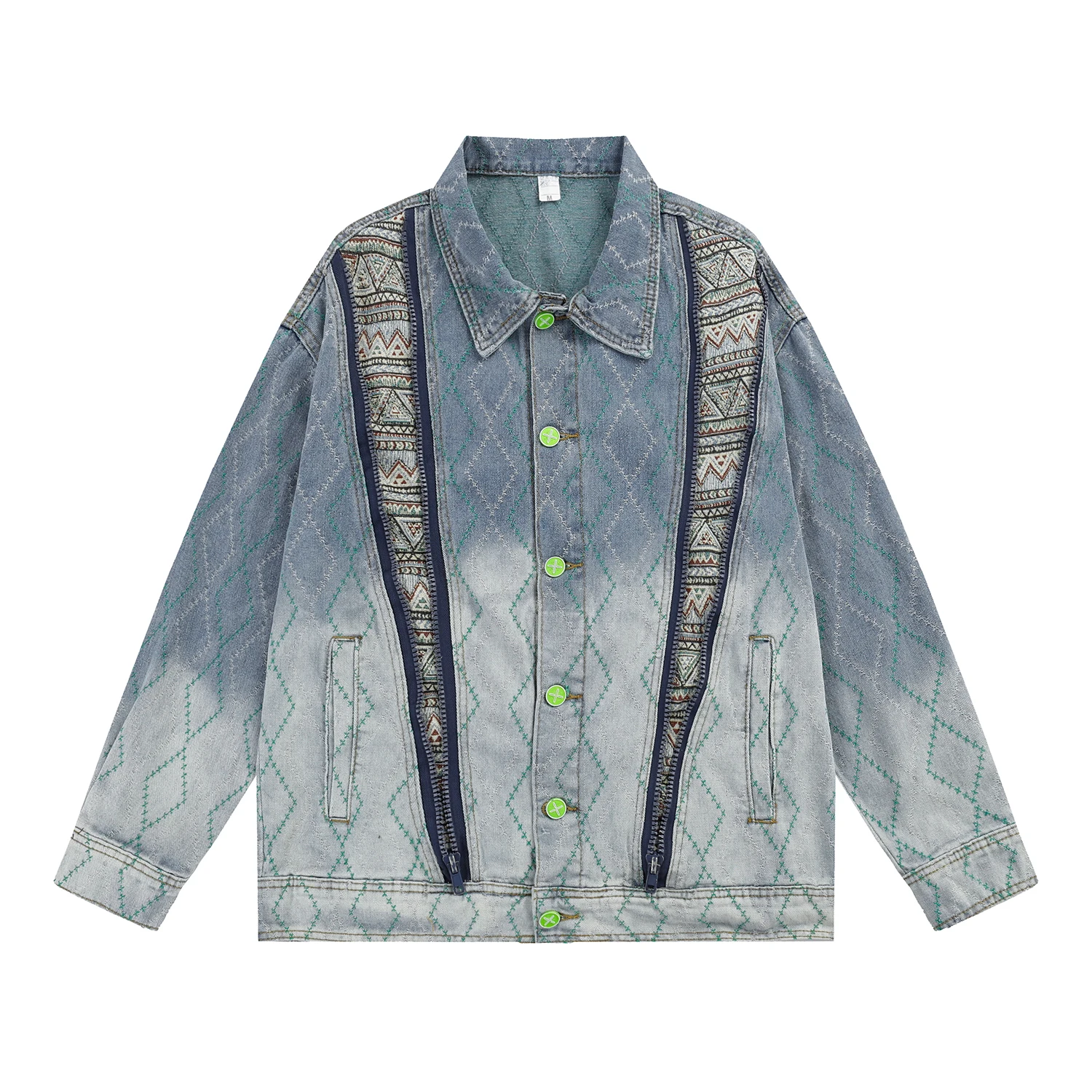 Louis Vuitton multicolor tulle denim jacket