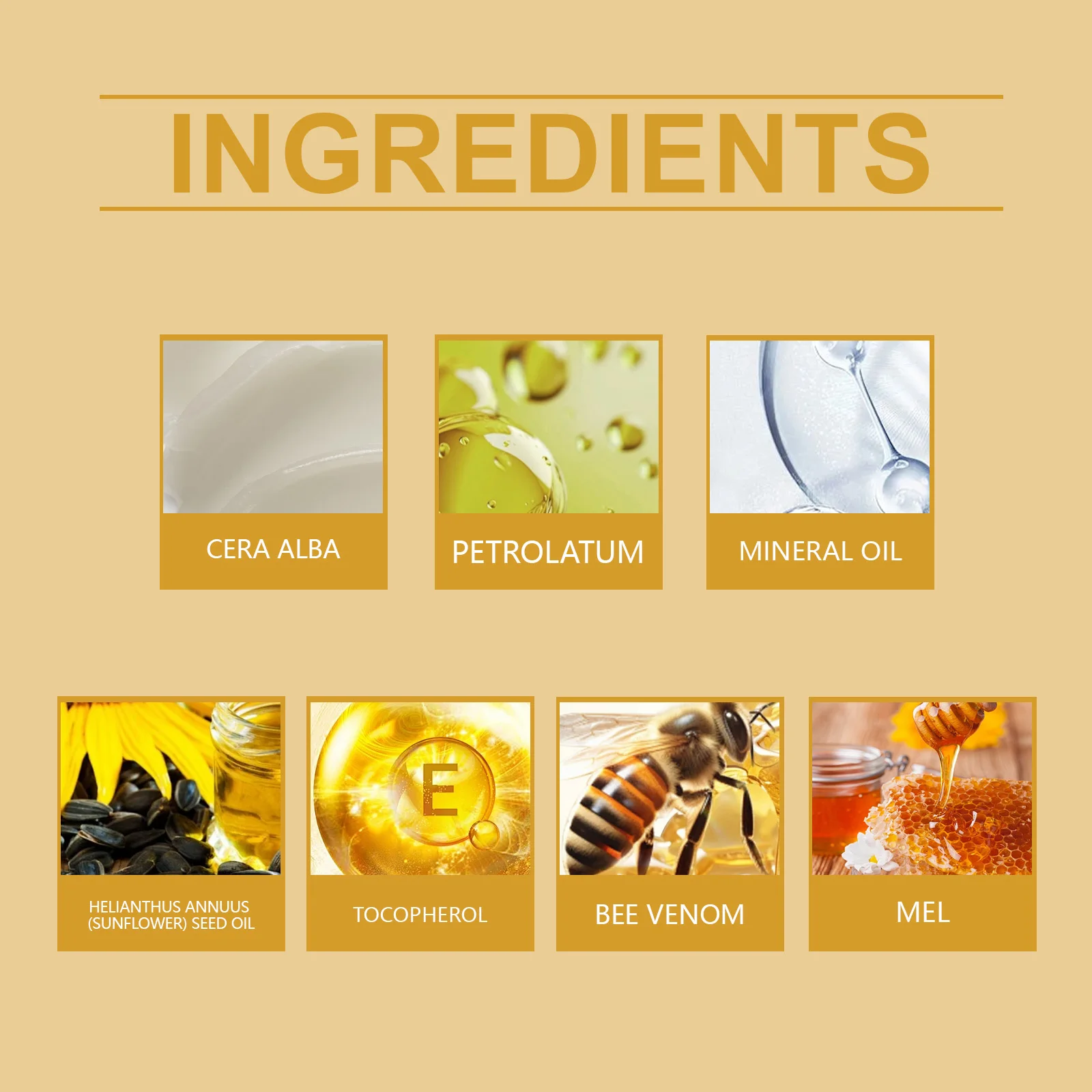 Hoygi Bee Venom Firming Serum Stick Anti Wrinkle Cream Lifts Tightens the Skin Solving Wrinkles Fine Lines Natural Serum 5