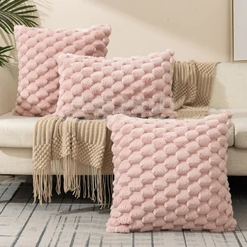 Velvet Snowflake Pillow Cover 1