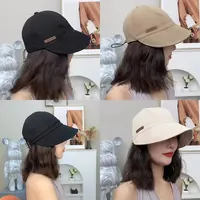Women's Foldable Sunhat Summer Outdoor Beach Fisherman Hat Sunscreen UV Protection Cap Adjustable Cotton Wide Brim Bucket Caps - Image 6