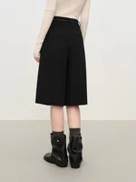 FSLE Retro Straight Shorts Women's 2025 Winter New Commuter Streetwear Loose High Waist Unisex Cool Girls British Style - Image 3