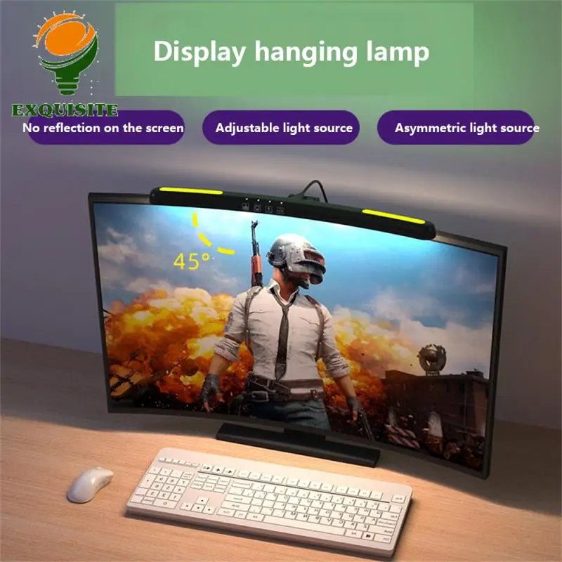 

Hanging Lamp Colorful Screen Light Bar Backlight Computer Accessories Fill Light Atmosphere Lamp Eye-care Desk Lamp Game Curved