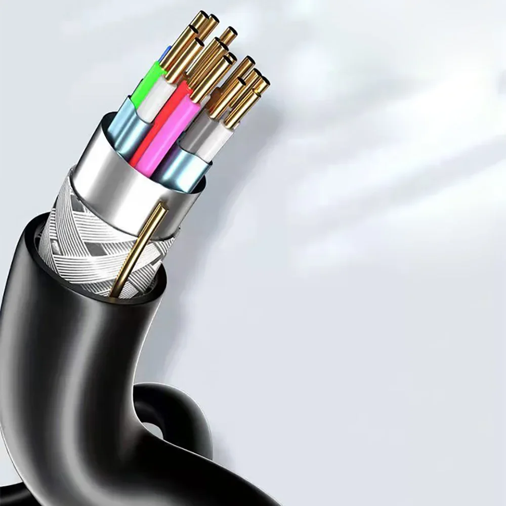 PVC Black HDTV Cable 4K High Speed for TV and Computer Monitor