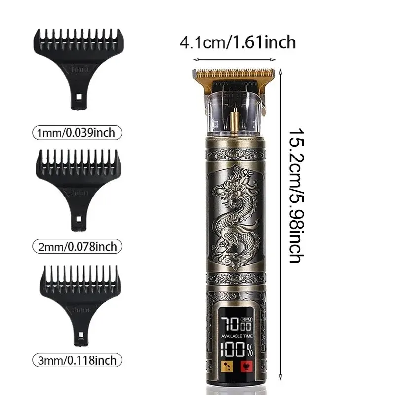 Three-speed Variable Gear T9 Hair Clipper Shaving Hair Trimming Hair Trimming Electric Shaver Boyfriend Gift Barber Clippers BEST SELLERS