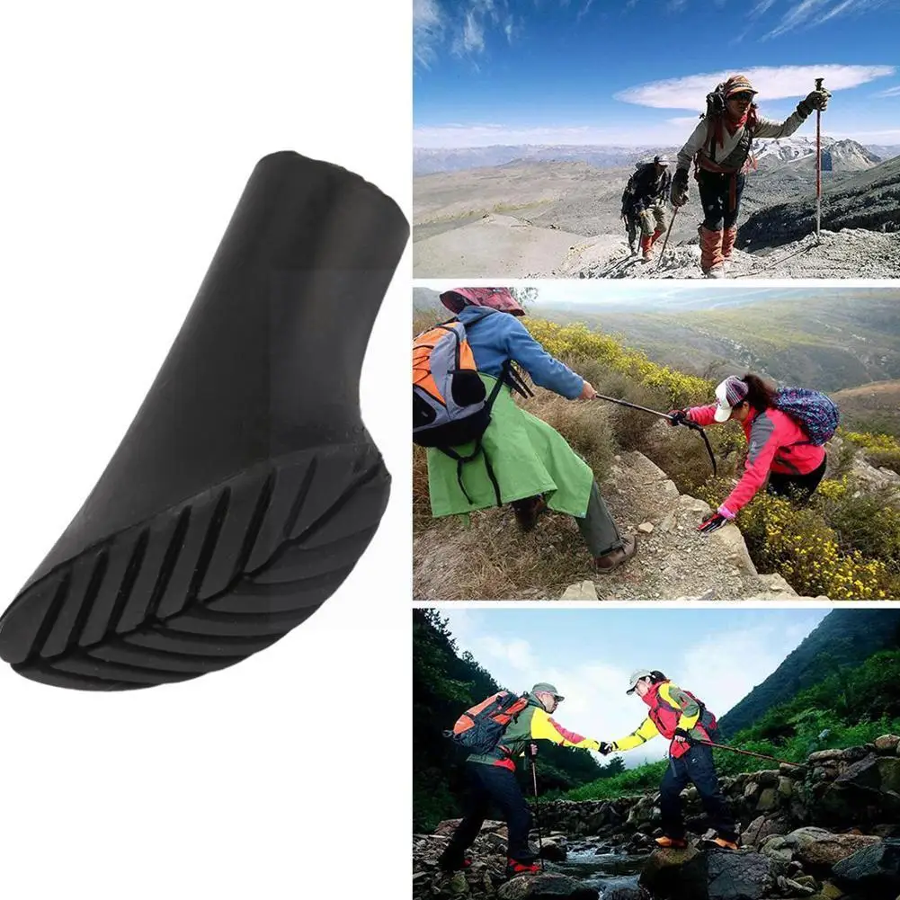 6pcs Nordic Walking Pole Trekking Pole Tip Protectors Rubber Pads
