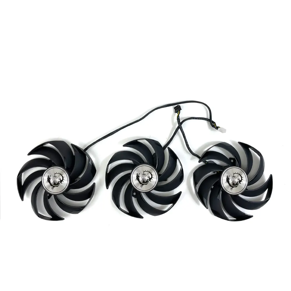Nuova Ventola Della Scheda Grafica Originale Muslimb Dc12V 0.40A 4Pin Per Msi Radeon Rx 6800 Rx 6800Xt Gaming Trio Raffreddamento Della Scheda Video