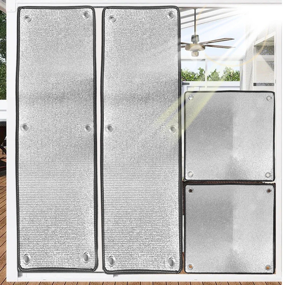 Description Picture 4 of itemWindow Sun Shade Film Total Blackout Insulation Privacy Protector Pad Nail-free Roller Blinds Suction Cup Curtain Aluminum Foil