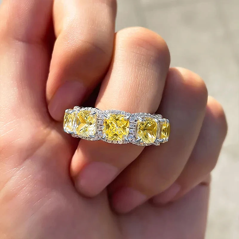 Cubic Zircon Rings Women Finger Accessories Wedding Party Female Jewelry finger ring wedding rings wedding ring jewelry accessories