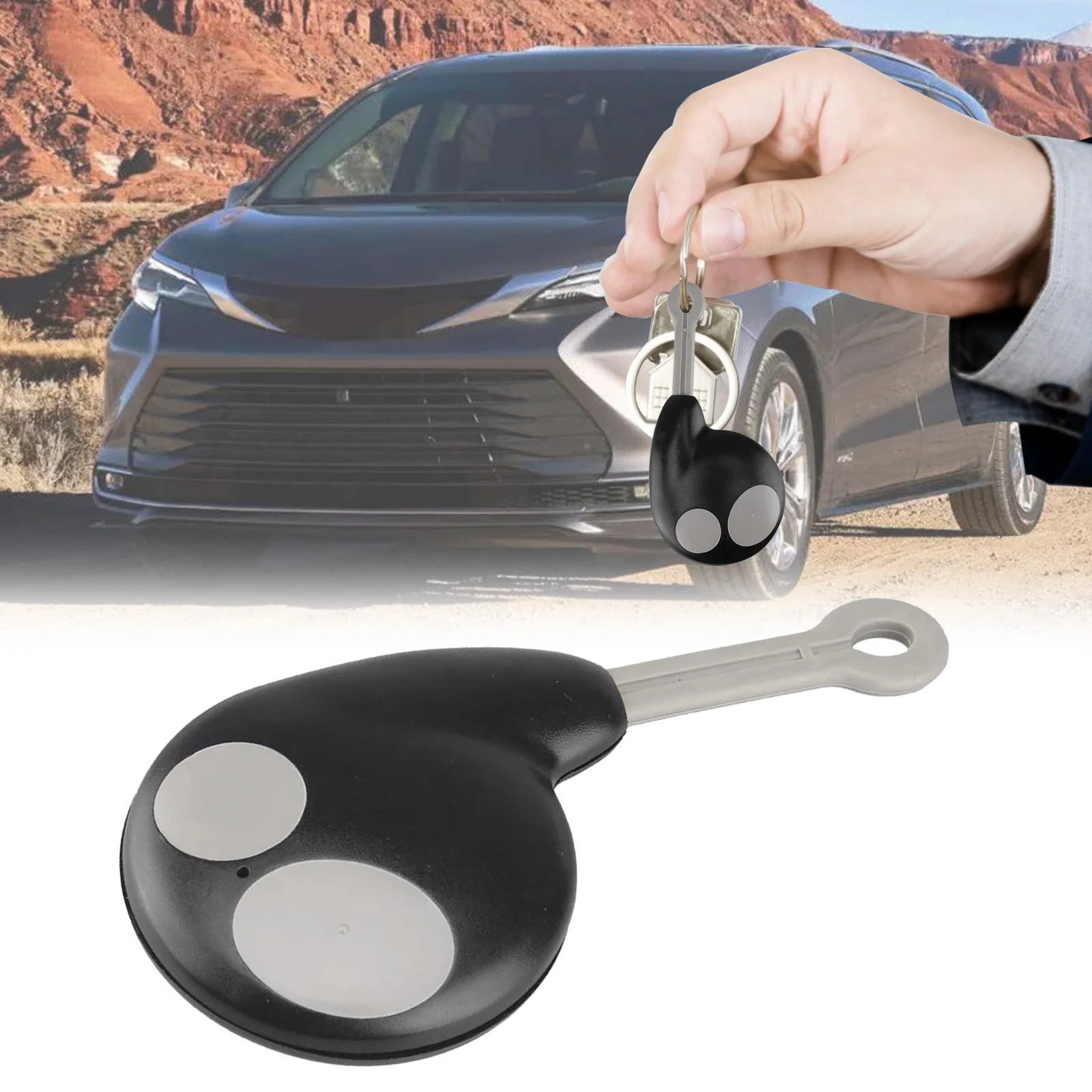 Sostituzione Remote Smart Key Shell Fob Case 2 Button Keyless Entry Per Toyota Per Cobra Alarm 7777 1046 3196 Senza Batteria