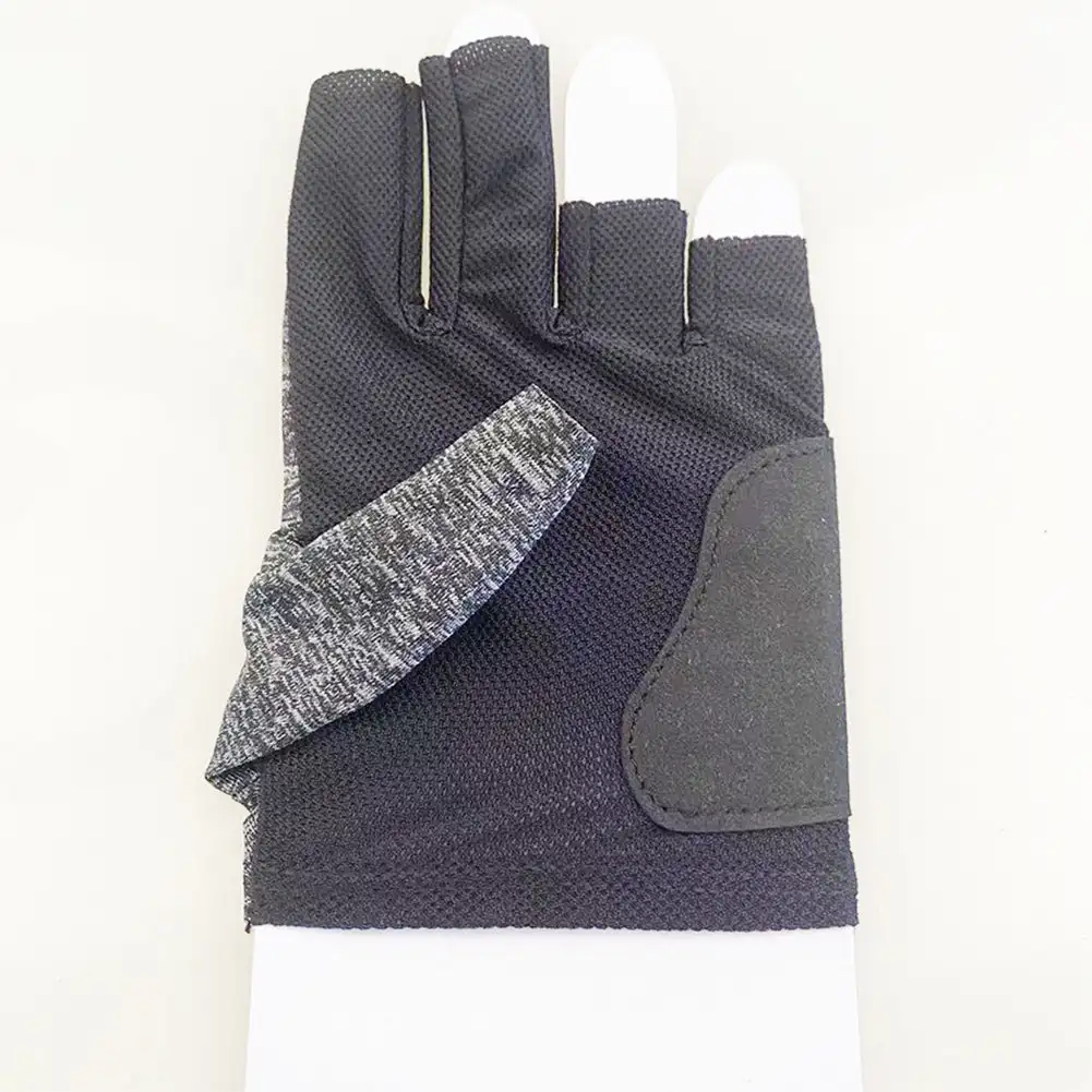 1PC Professional Billiard Glove Cue Pool Gloves Left Hand Anti Slip Gym Wear Resistant Separate Finger Gloves Snooker Cue Glove