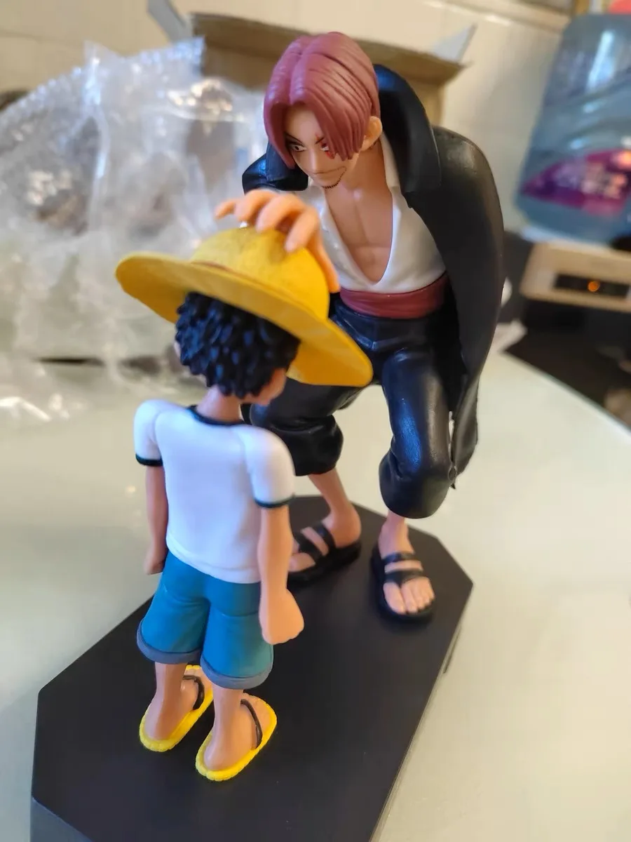 Minicloss 17cm One Piece Anime Figure Four Emperors Shanks Straw Hat Luffy  Action Figure One Piece Figurine