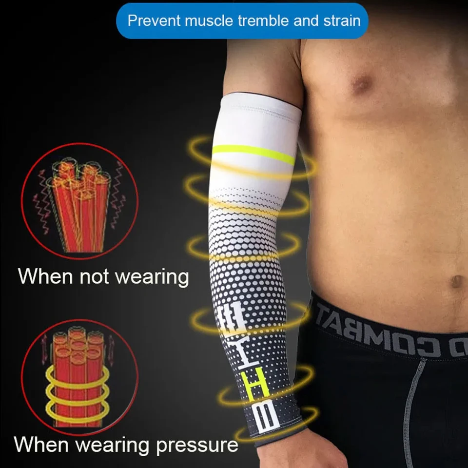 1Pair Men Cycling Running UV Sun Protection Cuff Cover Protective Arm Sleeve Bike Sport Arm Warmers Sleeves sun protection arm sleeves,arm sleeves,cooling arm sleeves