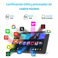 PRITOM 7 Inch Tablet PC 32 GB Android 11 with Quad Core Processor HD IPS Display Dual Camera WiFi with PU Protective Case - Image 5