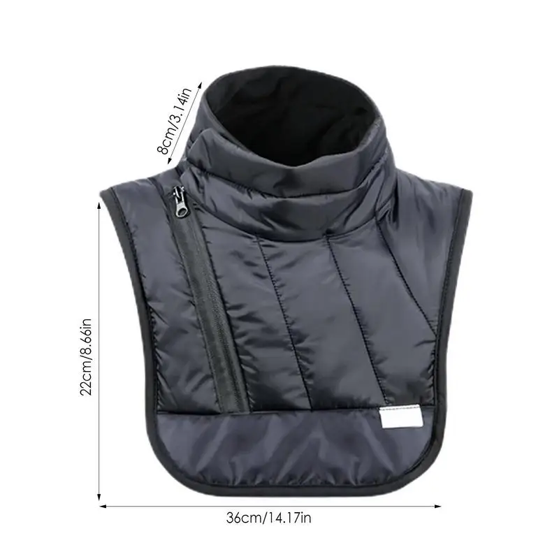 Motorcycle Scarf Motorcyclist Rider EV Chest Neck Protector Collar Universal Windproof Warmer Scarf Bib Motorcycle Accessories
