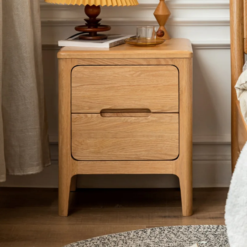 

Bedroom full solid wood drawers, bedside table, modern and minimalist storage cabinet, bedside table, living room side table, a