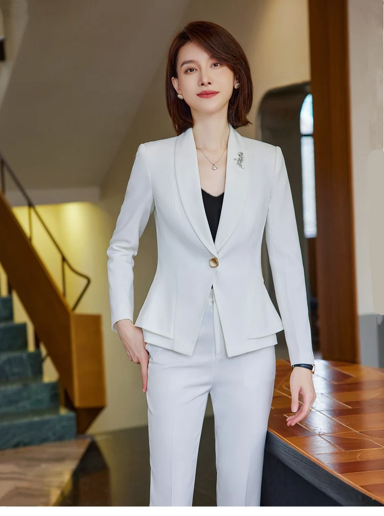 Conjunto elegante e elegante para mulheres, blazer