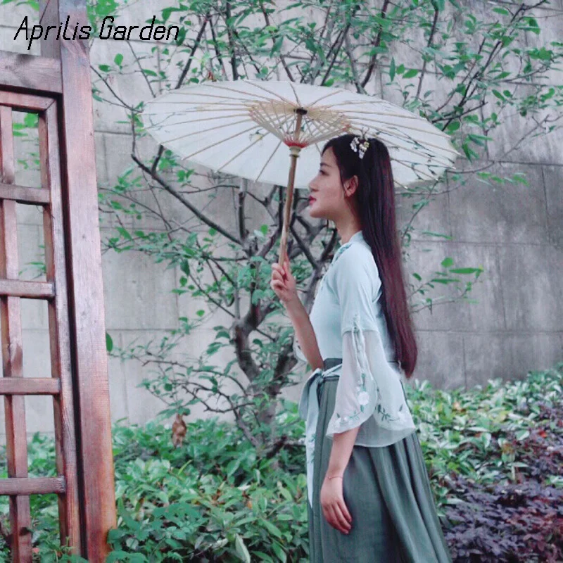 82cm Chinese Japan Classical Cloth Umbrella