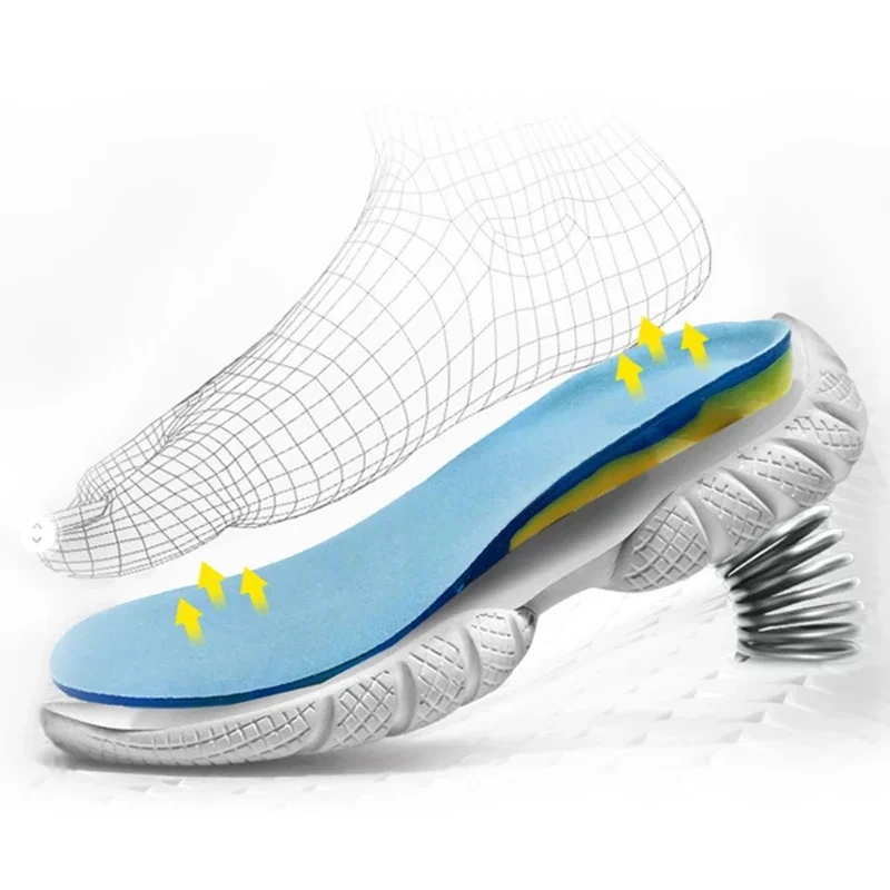 Shoe Insoles Orthopedic Insoles Heated Shoe Insoles Shock Absorption And Pressure Reducing Sports Basketball Football Running Mountaineering Silicone