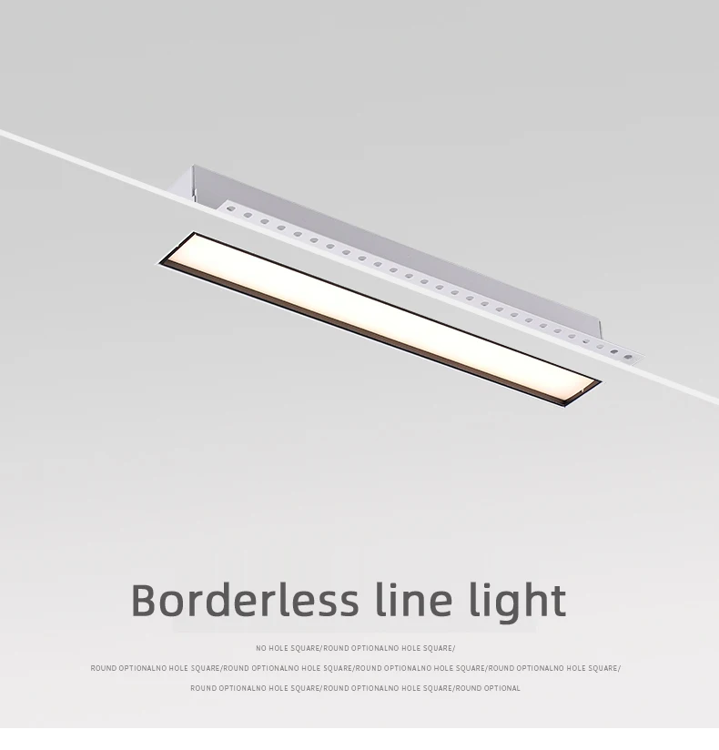 Dimmable LED Downlight Faixa Linha Luz, criativo