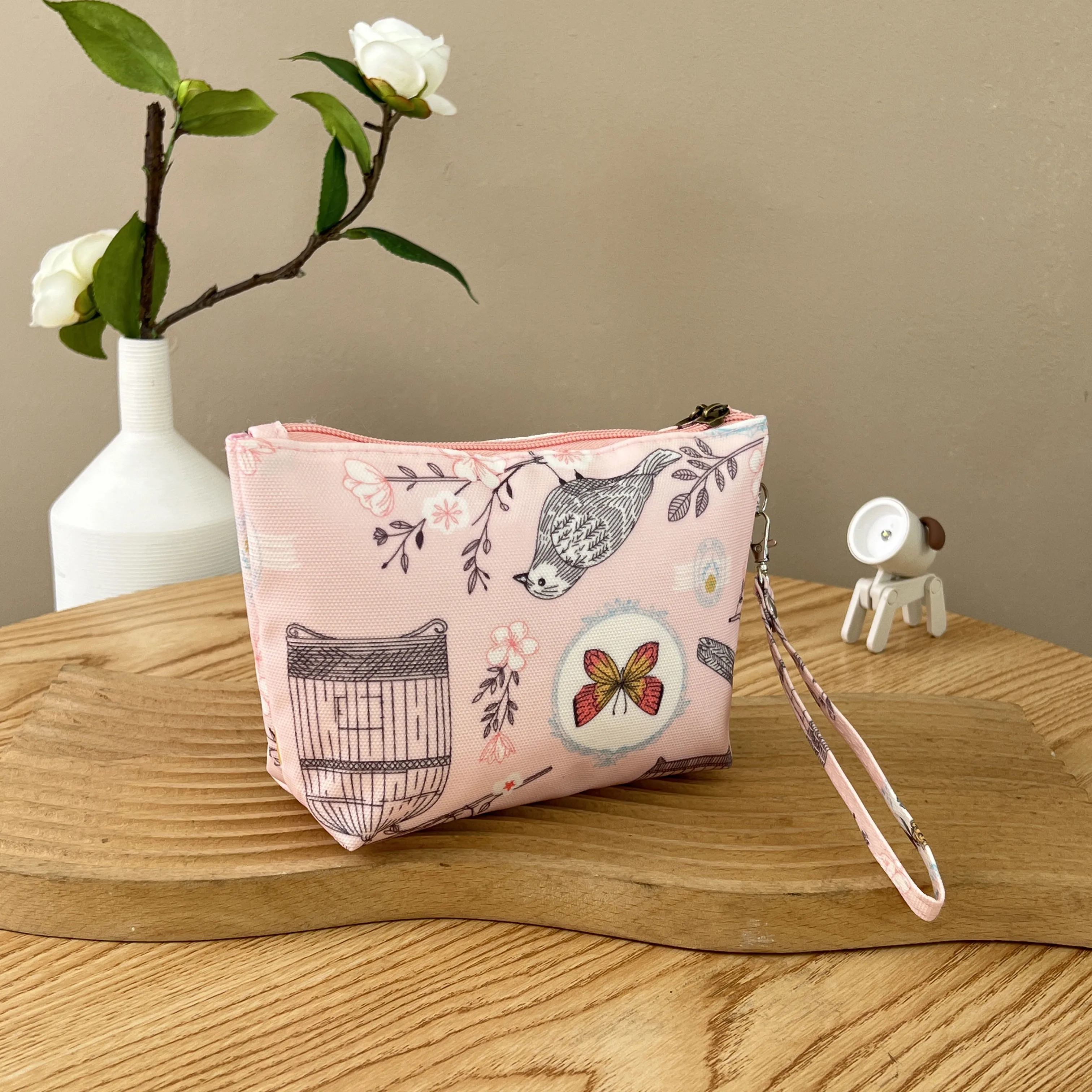 Fashion Women Waterproof Cosmetics Bag Lady Travel Printing Makeup Washing Toiletry Pouch 4