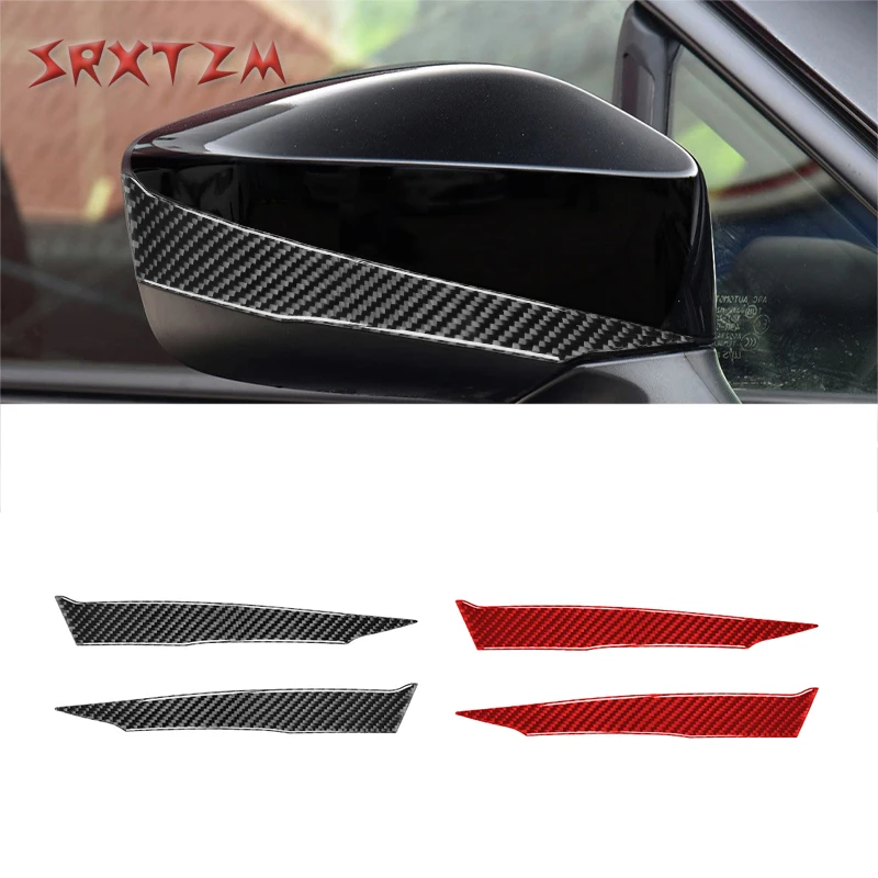 

Car Rearview Mirror Strip Striker For Subaru BRZ Toyota 86 GT86 2017 2018 2019 Carbon Fiber Decoration Accessories Car Stickers