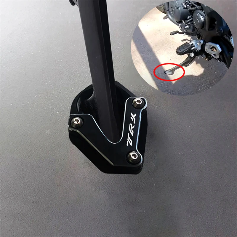 Benelli TRK 502 702 2023 오토바이 액세서리 킥스탠드 풋 사이드 스탠드 확대기 패드 밸브 캡, TRK702, TRK552, TRK502