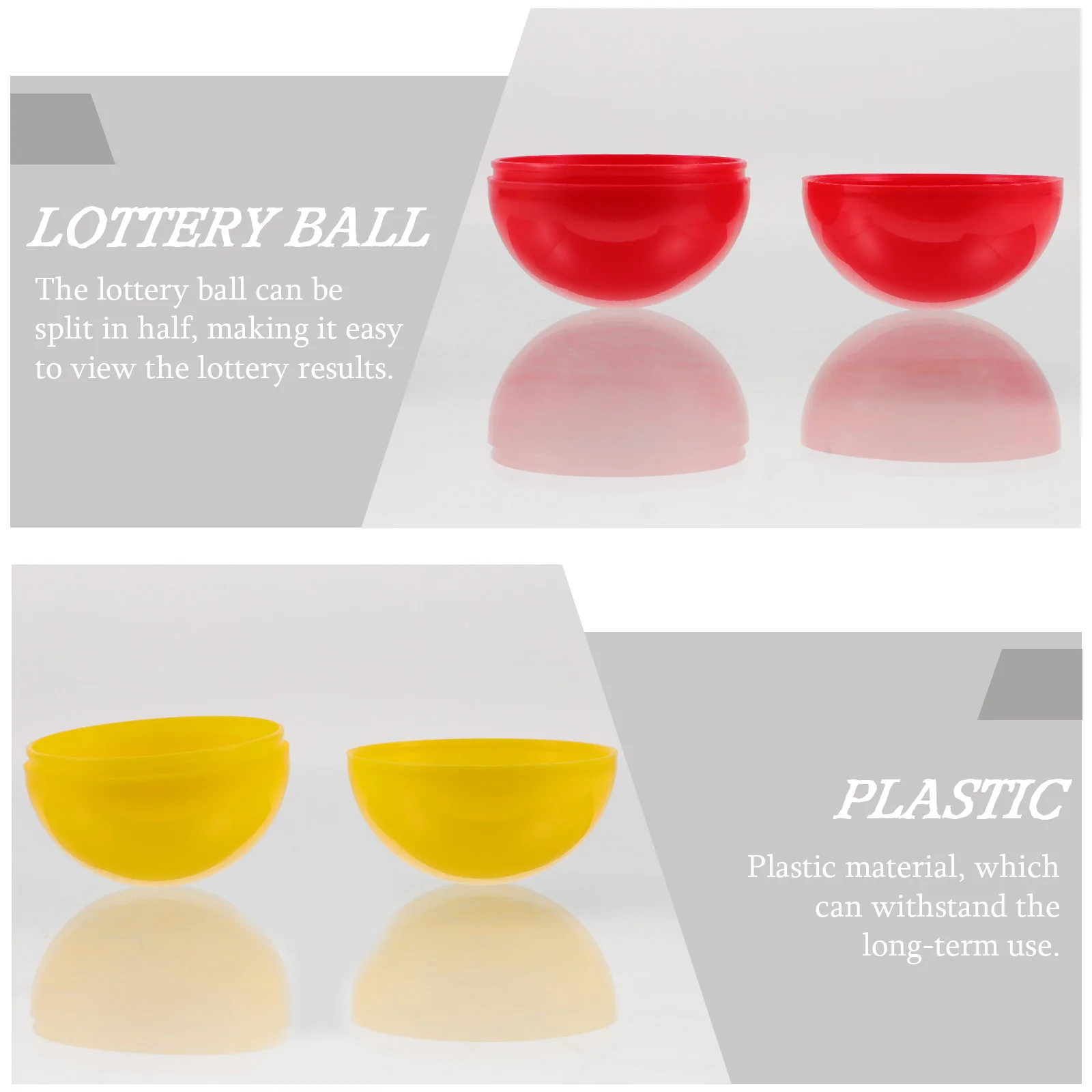 25 Pcs Bingo Balls of Pong Size Lottery Toys Sphere Game Screw Raffle Clear Pvc