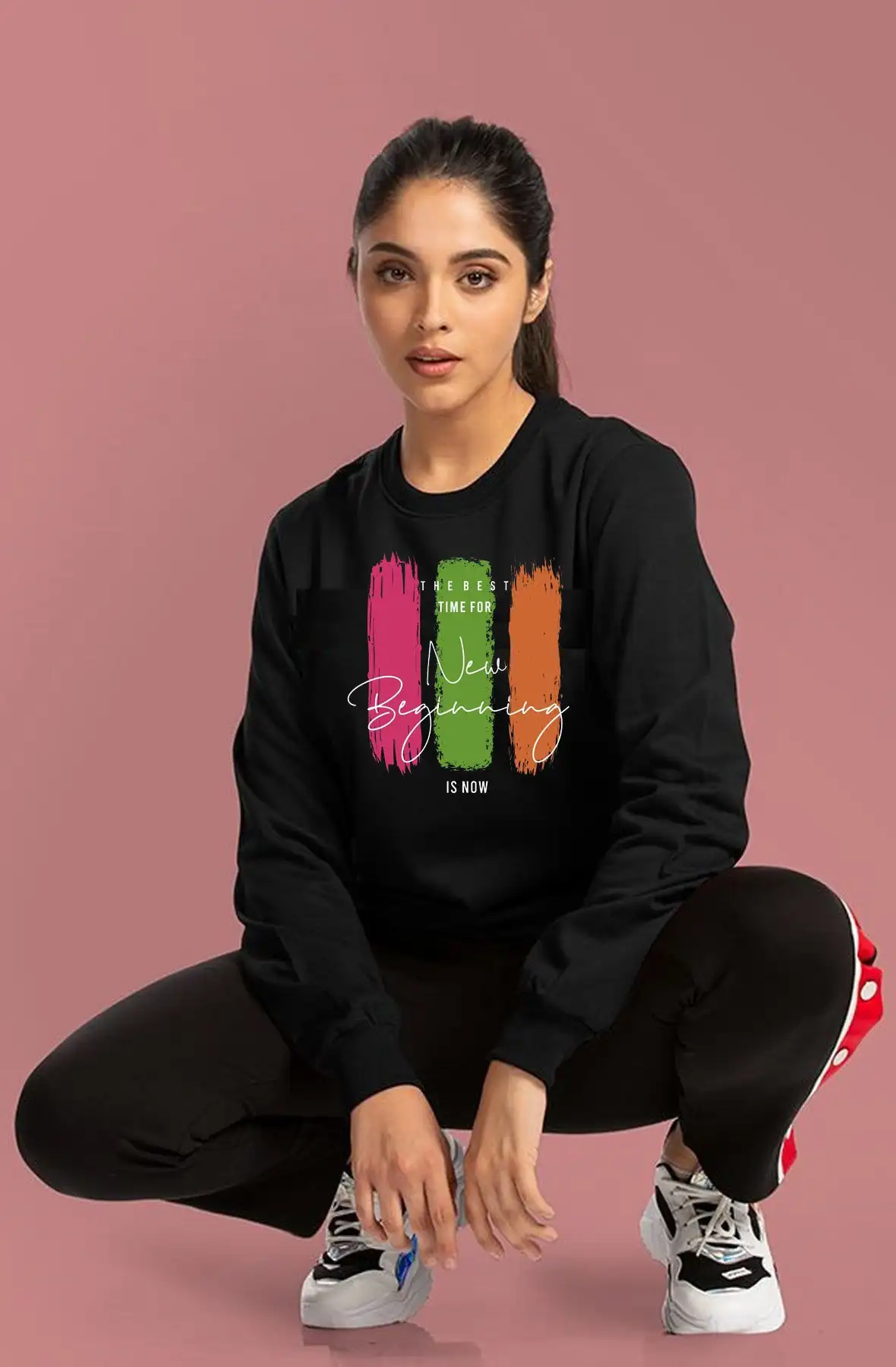 

Graphic Sweatshirt Women Cotton Sweatshirt Casual Letter Print Hoodie Women's Clothing Y2k hoodies Hooded Shirt