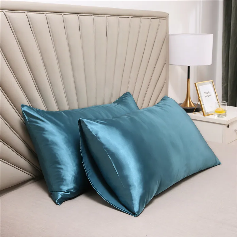 Pillowcase Pillow Cover Satin Hair Beauty Pillowcase Comfortable Pillow Case Home Decor Pillow Covers Cushions Home Decor 2