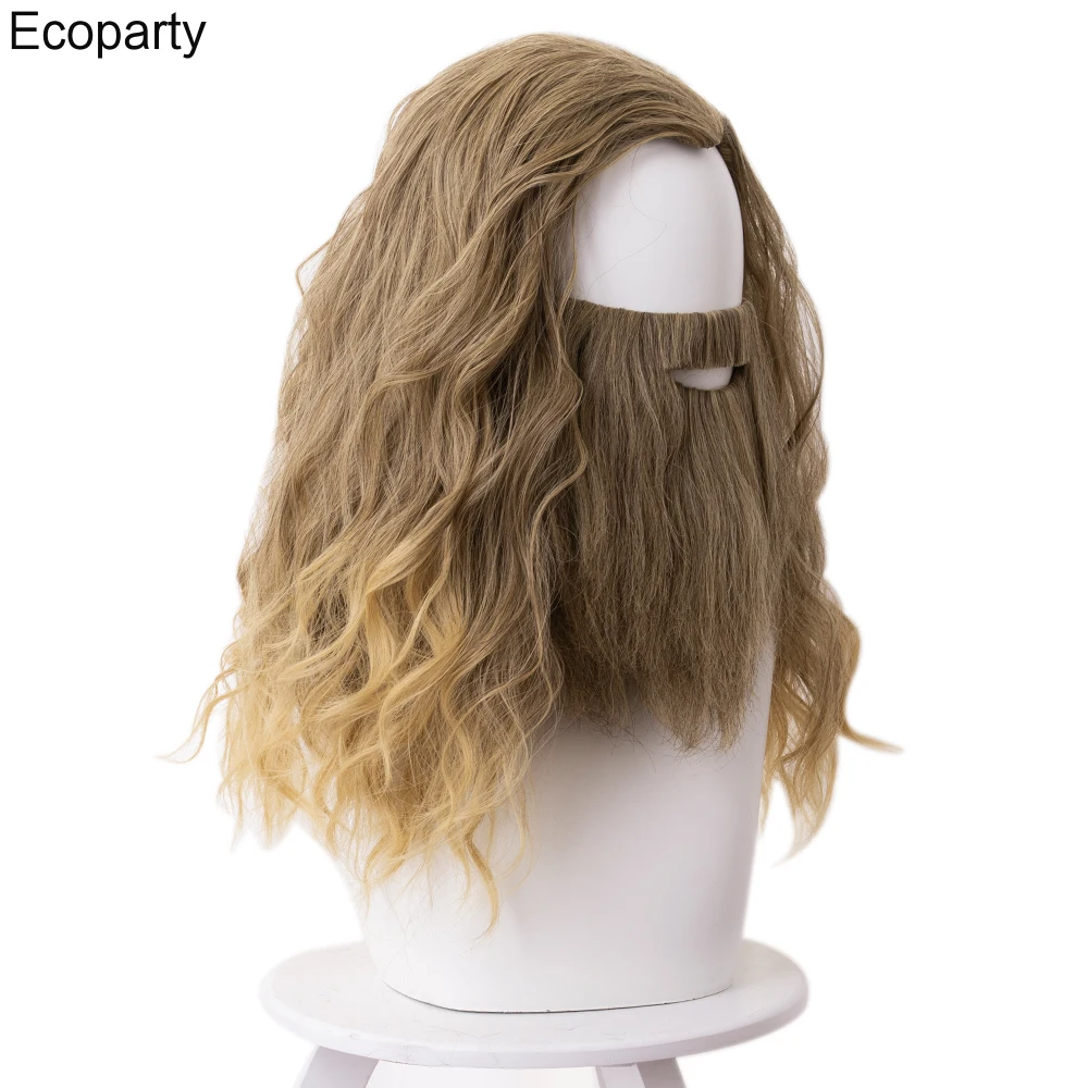 Popular Movies Super Hero Loki Thor Cos Bearded and Wigs Thor Cosplay Beard Wig Hair Halloween Canrival Party Headgear Props