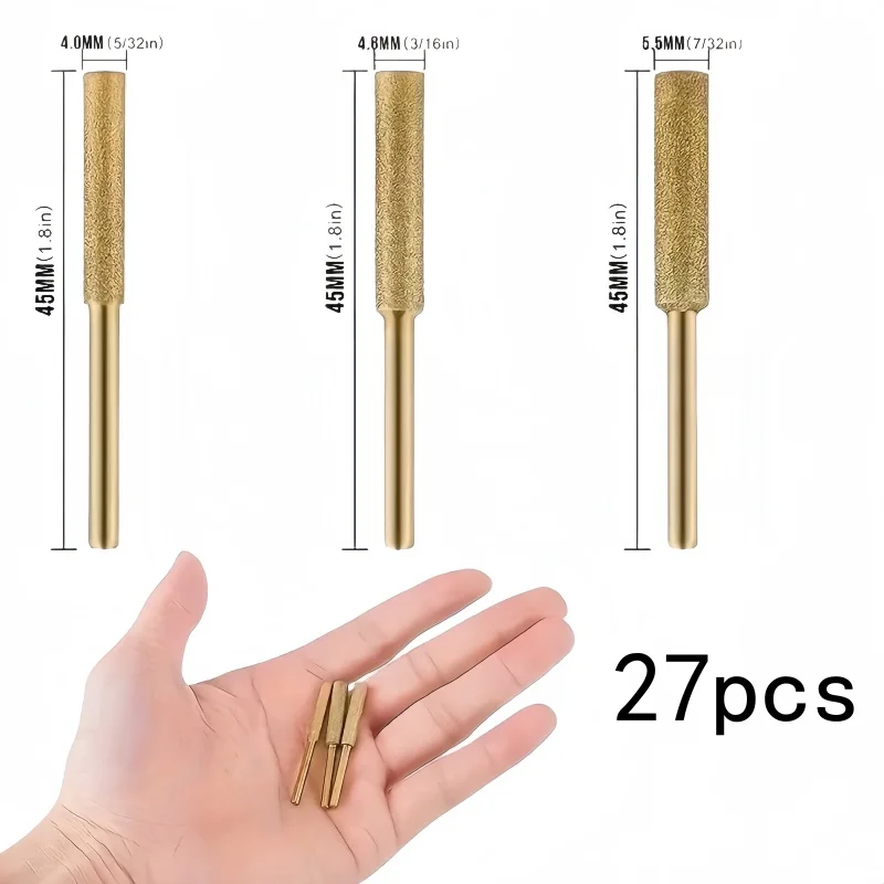 Gold Durable Heads, Ideal for Landscaping Bulk Purchase (27 Sets)