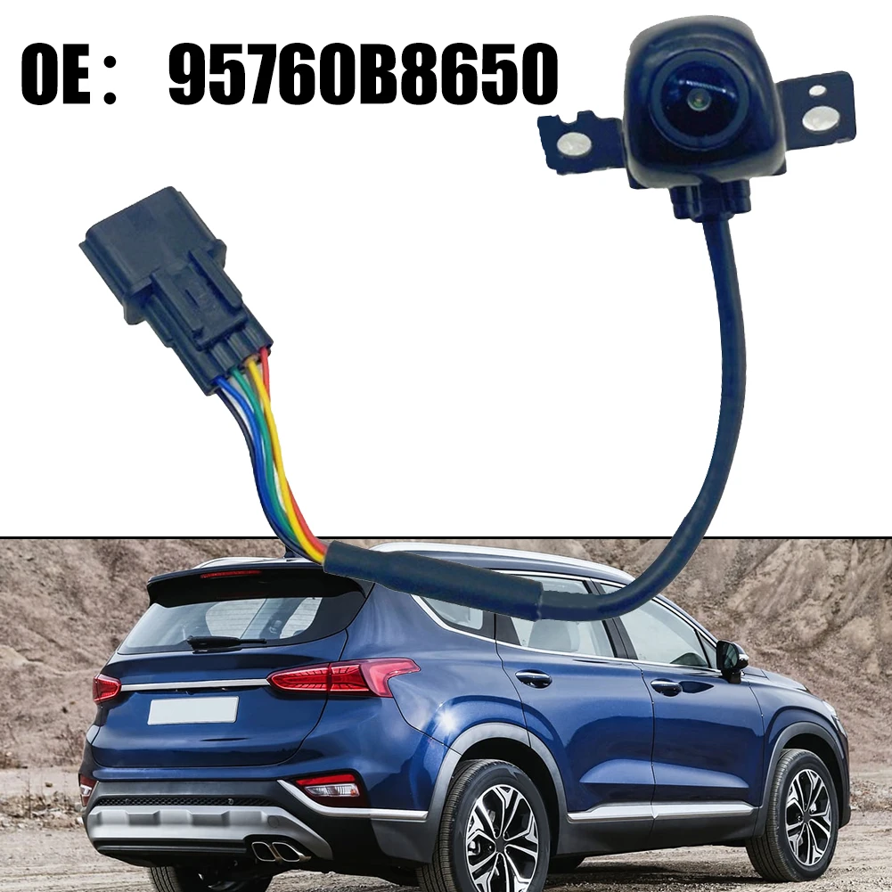 

95760B8650,95760-B8650,95760 B8650 7 контактов Автомобильная камера заднего вида для Hyundai Santa Fe 2017-2019 пластиковые + резиновые аксессуары