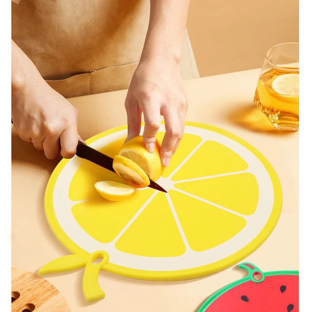 Creative Fruit Shape Food Cutting Block Slice Vegetables Chopping