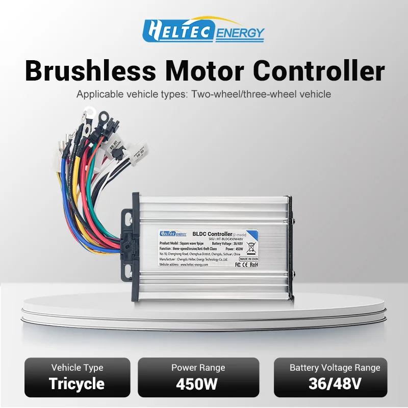 Advanced Brushless DC Motor Controller for Electric Rides – Multi-Voltage & High-Powered