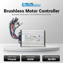High - Performance Electric Scooter Brushless DC Motor Controller (36V 48V 450W)