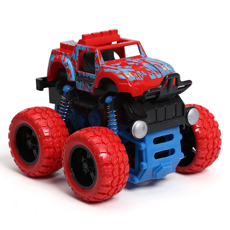 4WD Children's Toys Car Model Off-road Trucks Inertia Mini Models Stunt Cars 360 Flip Buggy Toys for Boys Kids From 3 To 5 Years