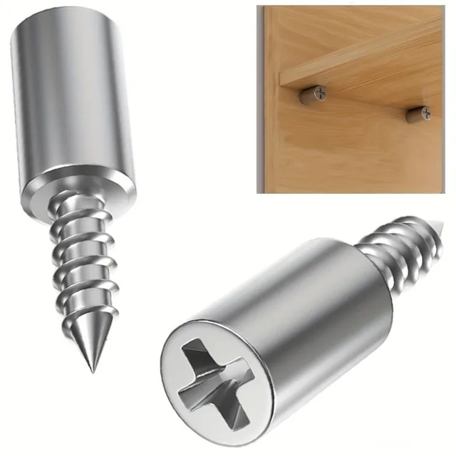 10 high-quality shelf support pins,Layer board bracket for wardrobe, fixed support partition board grain bracket nail 2