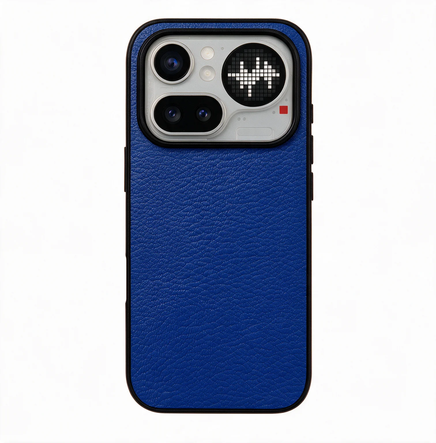 Luxury Sheepskin Leather Phone Case - Solid Color