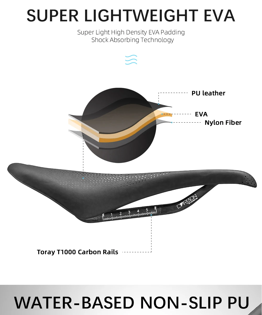 RYET 3D Gedruckt Fahrrad Carbon Sattel 140mm 143mm Super Licht Straße MTB Racing Sättel Fahrrad Sitzkissen radfahren Sitz Teile – Detail 15