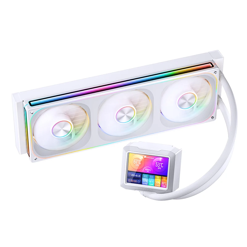 JONSBO TF3-360SC 水冷クーラー　ホワイト S04e28c78e2ed4b7583018a78b79ea